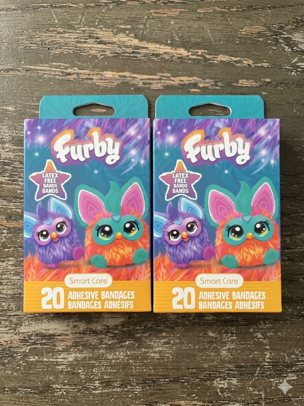 Smart Care Furby Kids Adhesive Bandages - Colorful Furby Design (20 ct)-2 Pack
